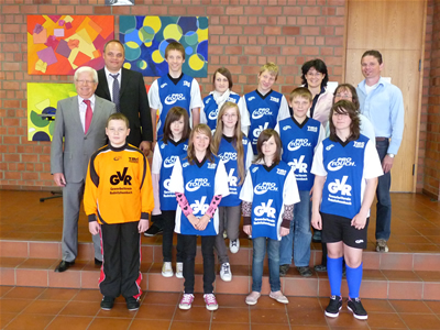 Sportmannschaft der Volksschule Rednitzhembach